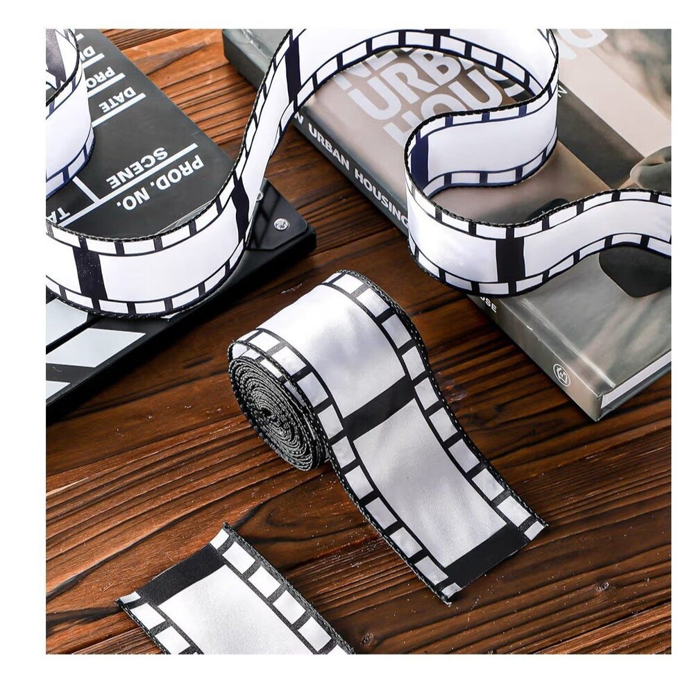 New, 1 Roll Filmstrip Wired Ribbon Filmstrip Tape Movie 2.5in 60 Ft